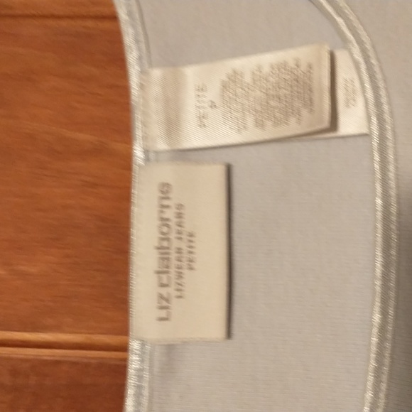 Liz Claiborne woman's size SP cotton tank with satin trim - Picture 3 of 8